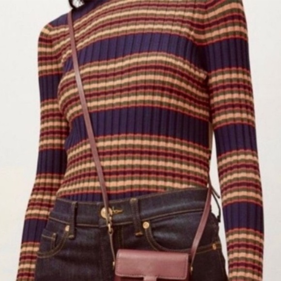 NEW Tory Burch Ribbed Merino Wool Turtleneck - Picture 12 of 12